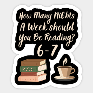 Funny Reading 67 Six Seven Meme English Teacher Book Lover Sticker